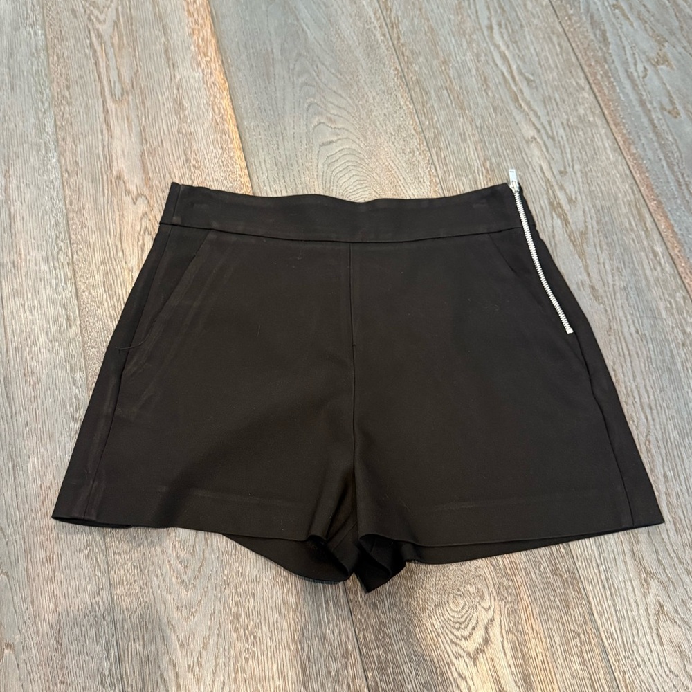 Black Zara High-Waisted Shorts